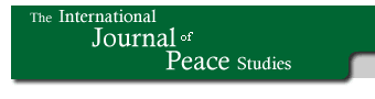 Title Menu - The International Journal of Peace Studies.